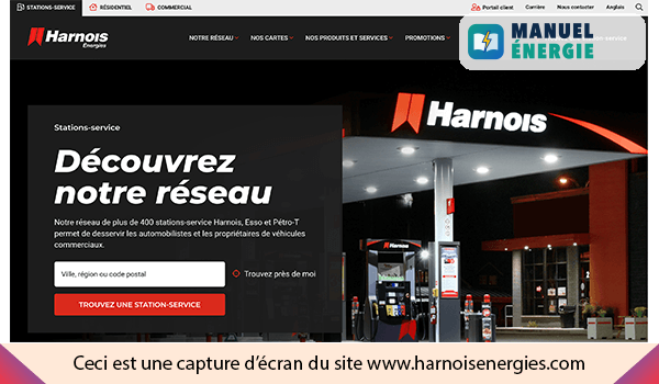 Connexion à harnois énergies portail client