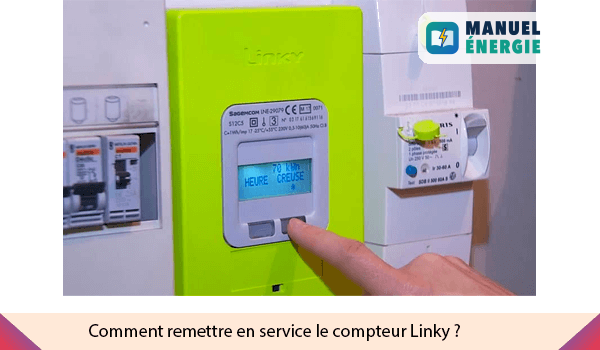 Réenclencher un compteur linky