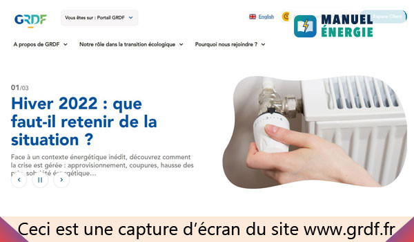GRDF espace client