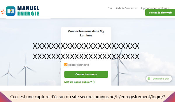 Résiliation contrat Luminus et connexion à mon compte