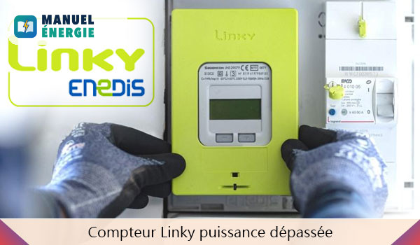 Compteur Linky puissance dépassée