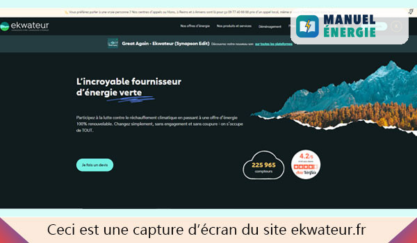 Contacter Ekwateur via mon espace client en ligne 