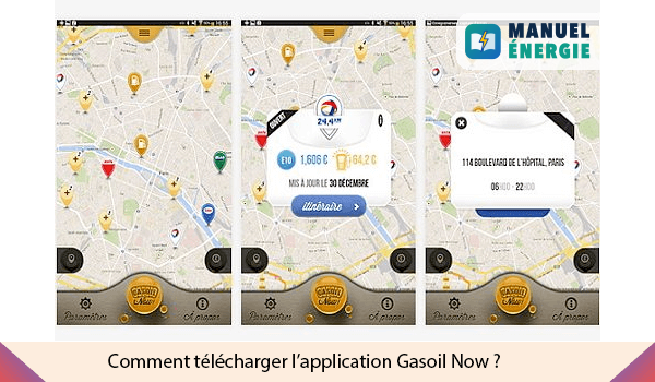 Accéder à Gasoil Now en ligne 