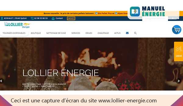 acces espace client lollier energie