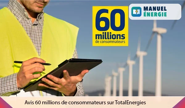 Avis 60 millions consommateurs Total Direct Énergie 