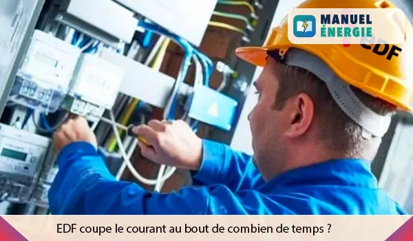 Réduction de la puissance du compteur EDF après une facture impayée