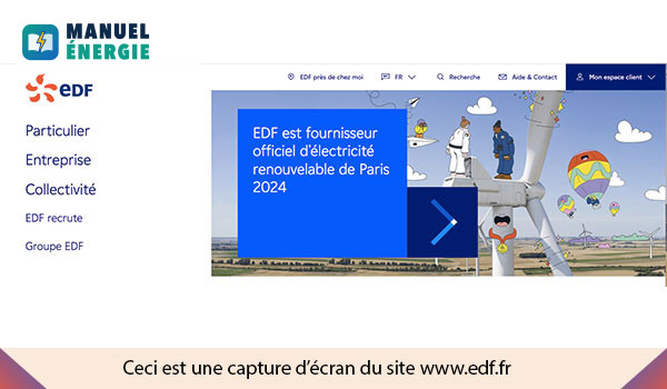 Site officiel edf