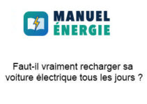 Brancher sa voiture électrique tous les jours