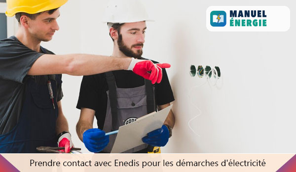 Prendre contact avec Enedis pour les démarches d'électricité : Les détails