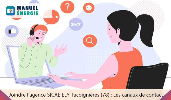 Joindre l'agence SICAE ELY Tacoignières (78) : Les canaux de contact