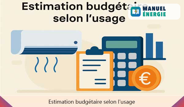 Estimation budgétaire selon l'usage