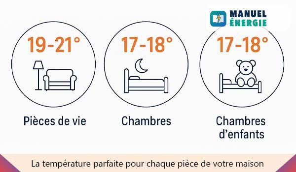 La température parfaite pour chaque pièce de votre maison