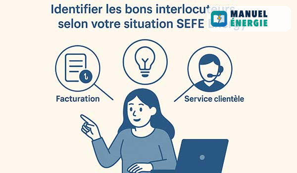 Identifier les bons interlocuteurs selon votre situation chez SEFE Energy