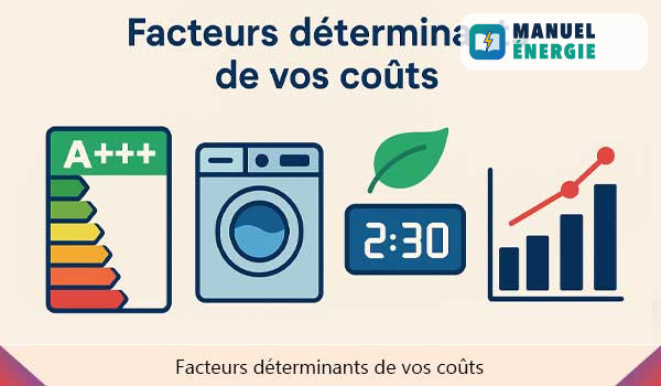 Machine à laver : Facteurs déterminants de vos coûts
