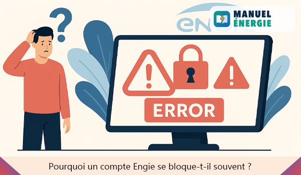 Pourquoi un compte Engie se bloque-t-il souvent ?