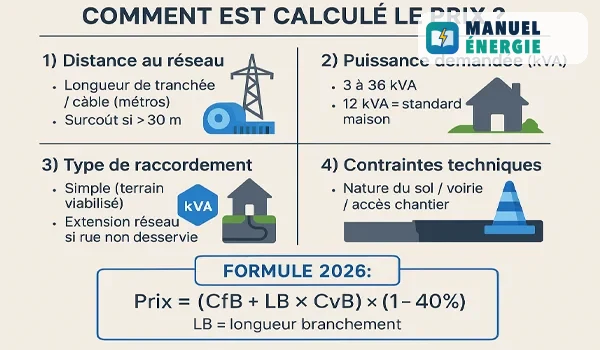 Comment Enedis calcule votre coût de raccordement ?