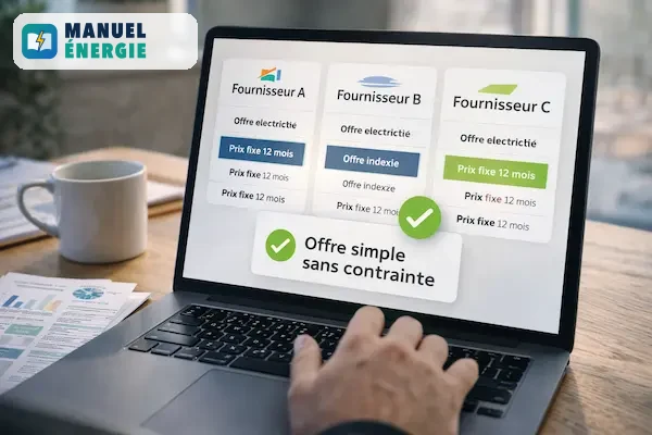 Comparaison entre EJP et offres alternatives d’électricité sans contrainte