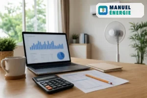 Calcul de consommation électrique pour clim, ventilateur et brasseur d’air en 2026